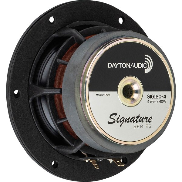Main product image for Dayton Audio SIG120-4 4” Signature Series Extended Range 40W Driver 4 Ohm295-650